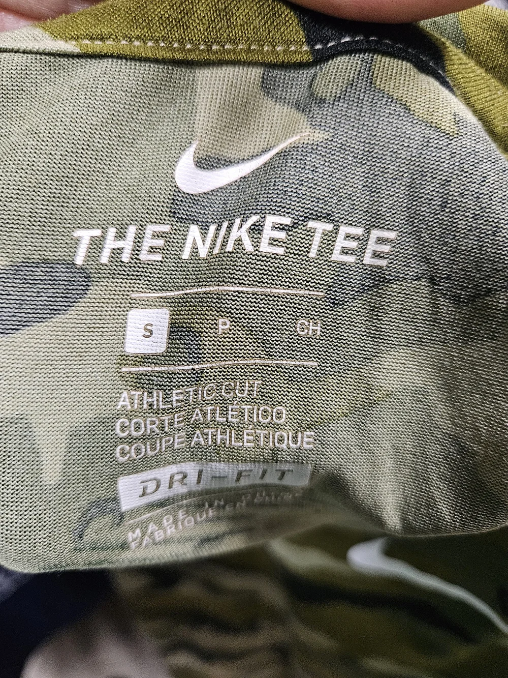 Nike Camo Short Sleeve Tee - Green Camo